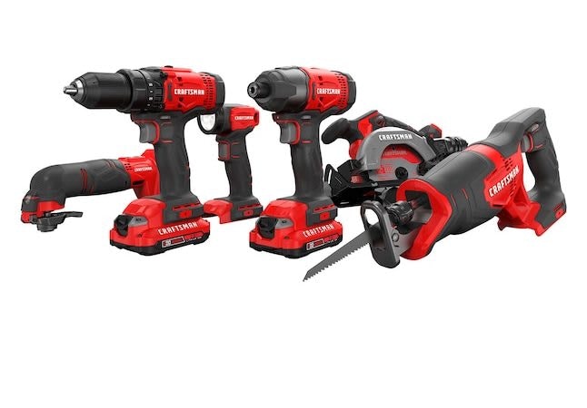 Craftsman V20 6-Tool 20V Max Power Tool Combo Kit: $199 w/ free leaf blower worth $64