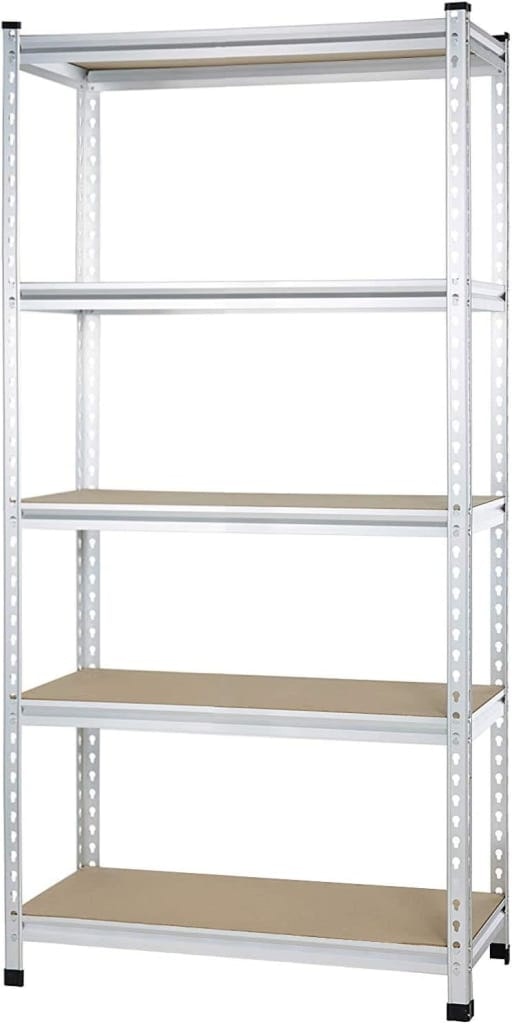 Amazon Basics 5-Tier Storage Shelving: $71