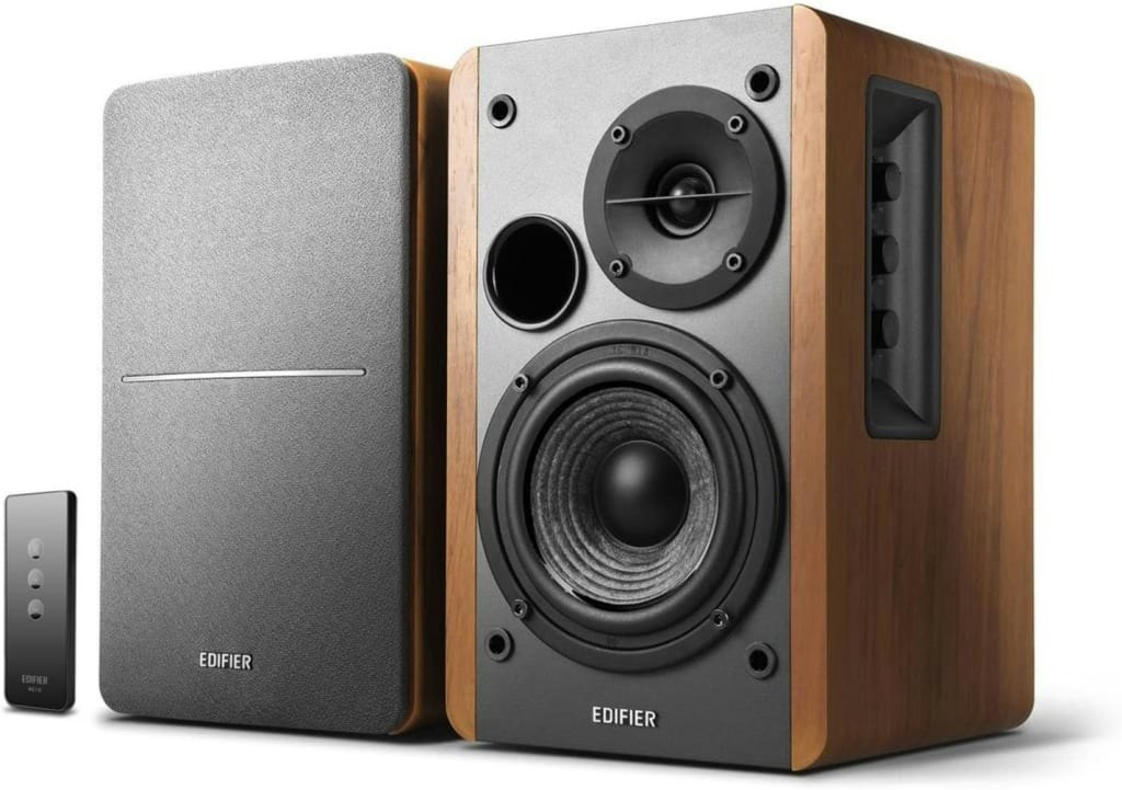 Edifier 42W 2.0 Powered Bookshelf Speakers: $118 Edifier 42W 2.0 Powered Bookshelf Speakers: $118
