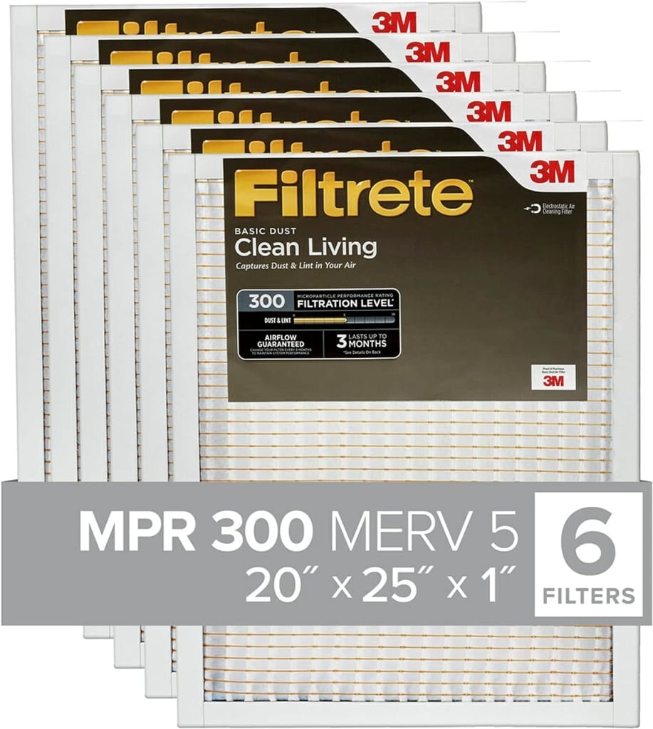 Filtrete 20x25x1" Air Filter 6-Pack: $27 via Sub. & Save