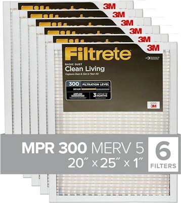 Filtrete 20x25x1" Air Filter 6-Pack for $27 via Sub. & Save + free shipping