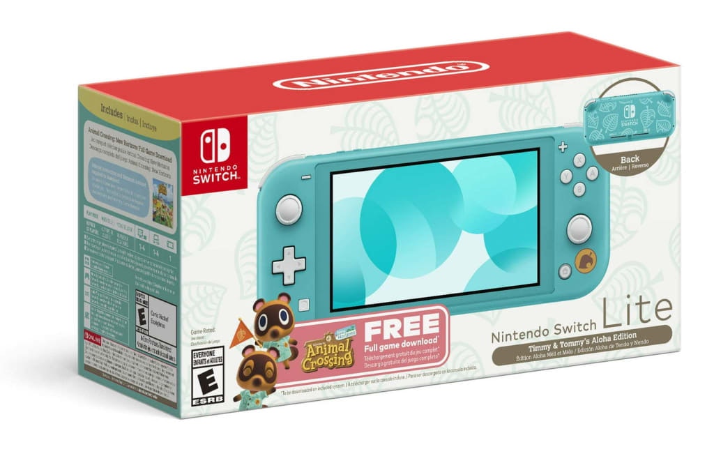 Nintendo Switch Lite Animal Crossing New Horizons Bundle: $159 Nintendo Switch Lite Animal Crossing New Horizons Bundle: $159