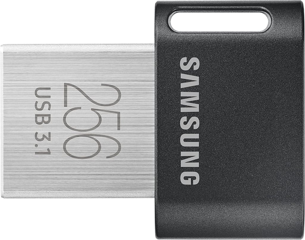 Samsung FIT Plus 256GB USB 3.1 Flash Drive: $19.99 Samsung FIT Plus 256GB USB 3.1 Flash Drive: $19.99