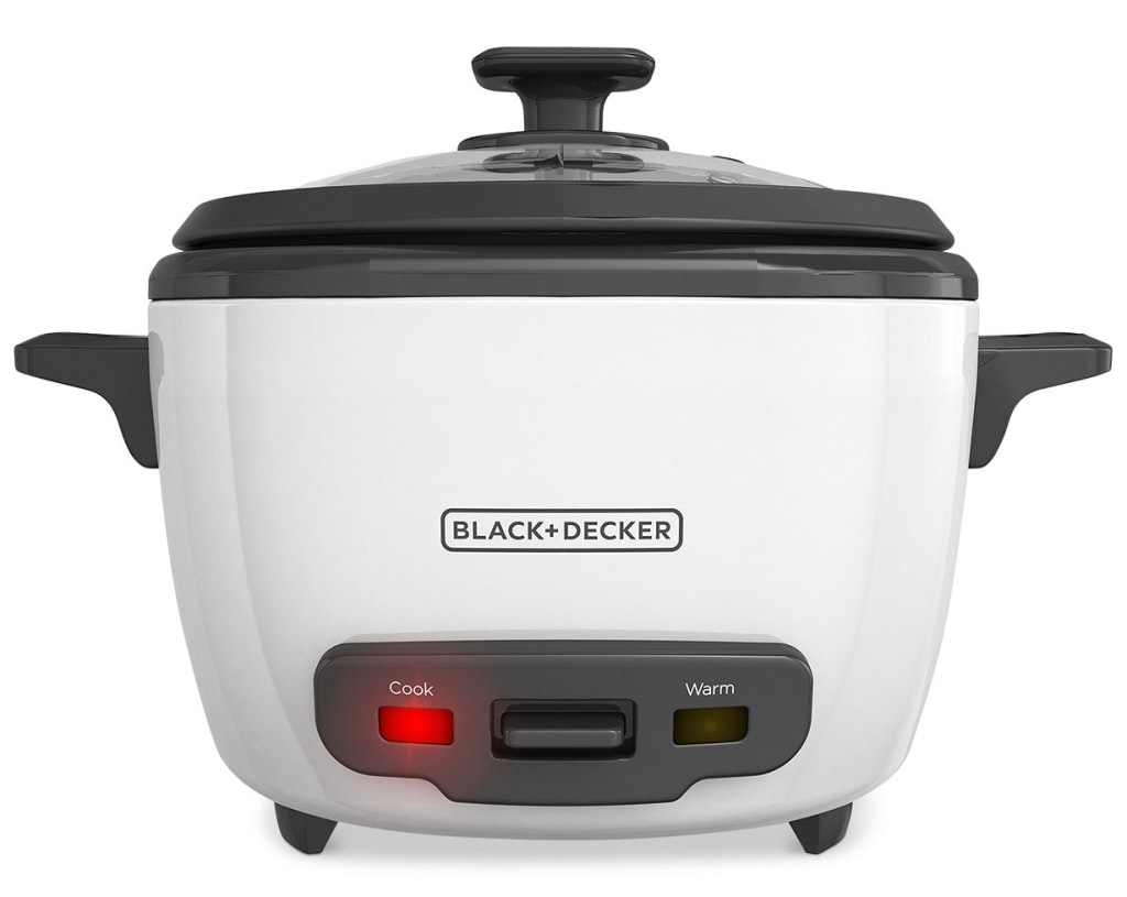 Black + Decker 16-Cup Rice Cooker: $20 Black + Decker 16-Cup Rice Cooker: $20