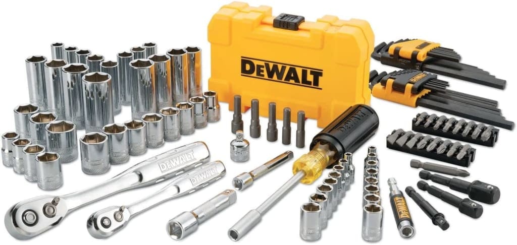 DeWalt 108-Piece Mechanics Tool Set : $61 DeWalt 108-Piece Mechanics Tool Set : $61