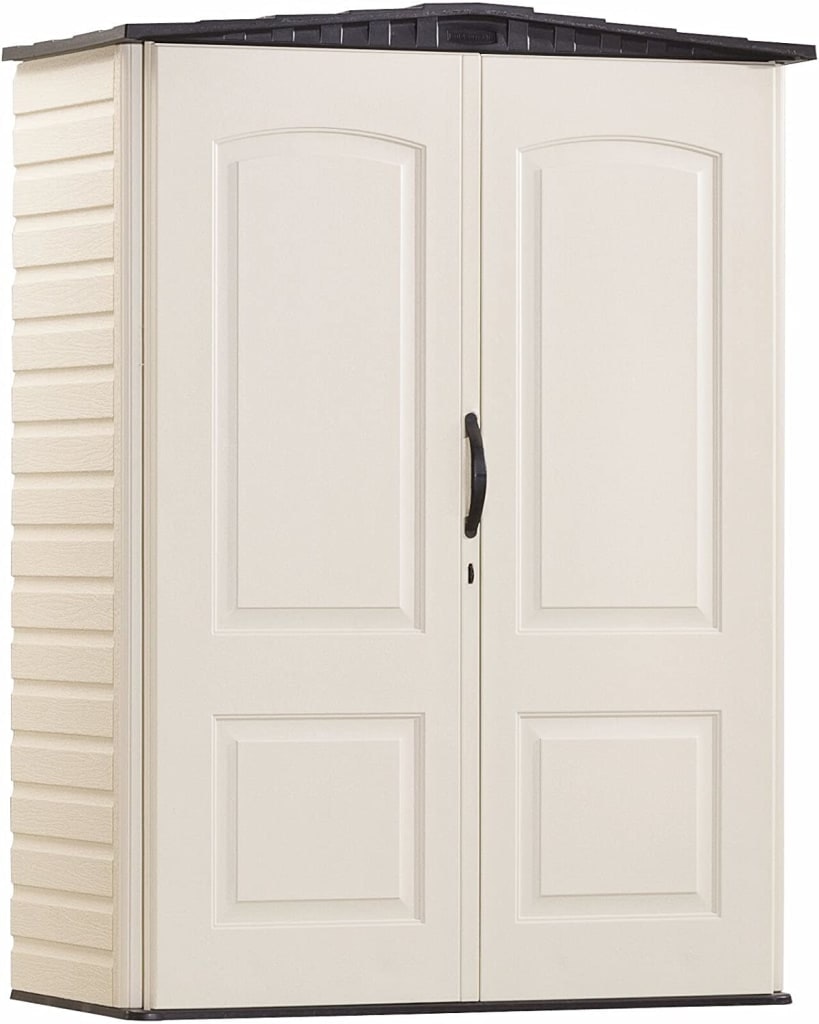 Rubbermaid 5x2-Foot Small Vertical Storage Shed: $279 Rubbermaid 5x2-Foot Small Vertical Storage Shed: $279