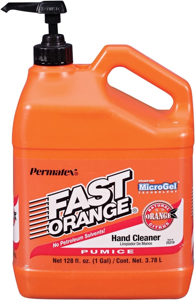 Permatex Fast Orange Pumice Lotion Hand Cleaner 1-Gallon Pump Bottle: $10.97