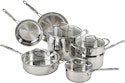 Chef's Classic 11-Piece Stainless Steel Cookware Set for $120 w/ Prime + free shipping