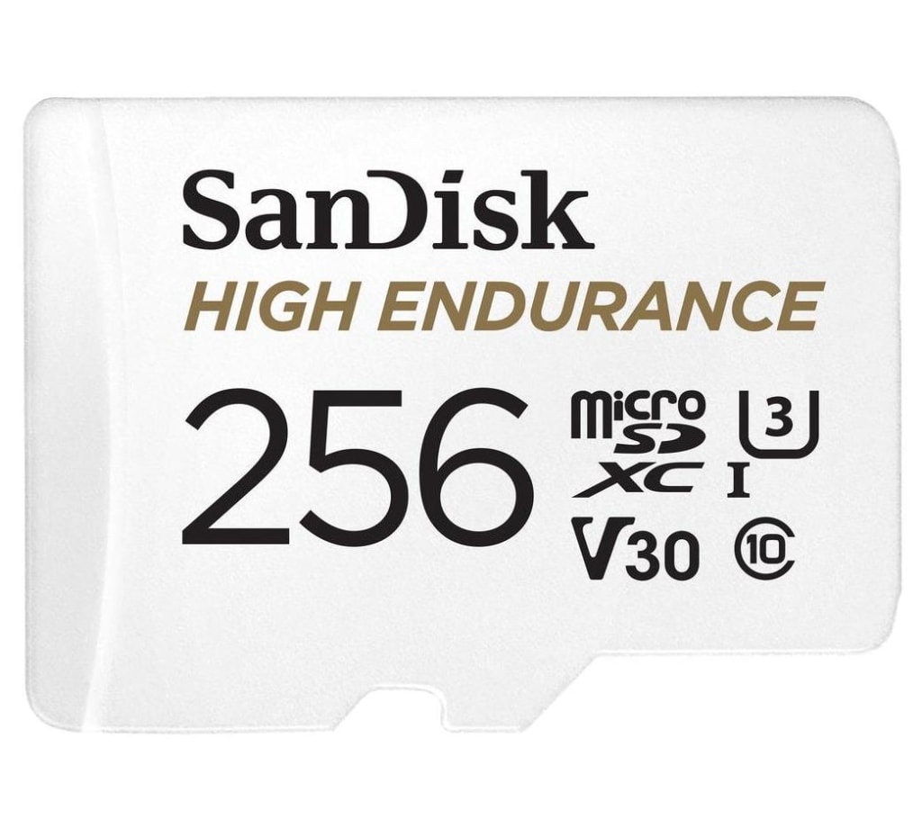 SanDisk 256GB High Endurance Video microSDXC Card with Adapter: $21