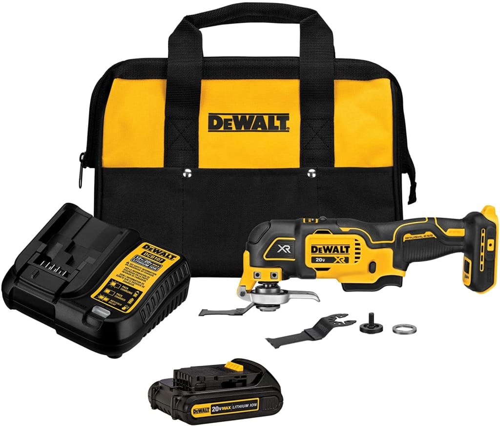 DeWalt 20V MAX XR Oscillating Tool Kit: $97
