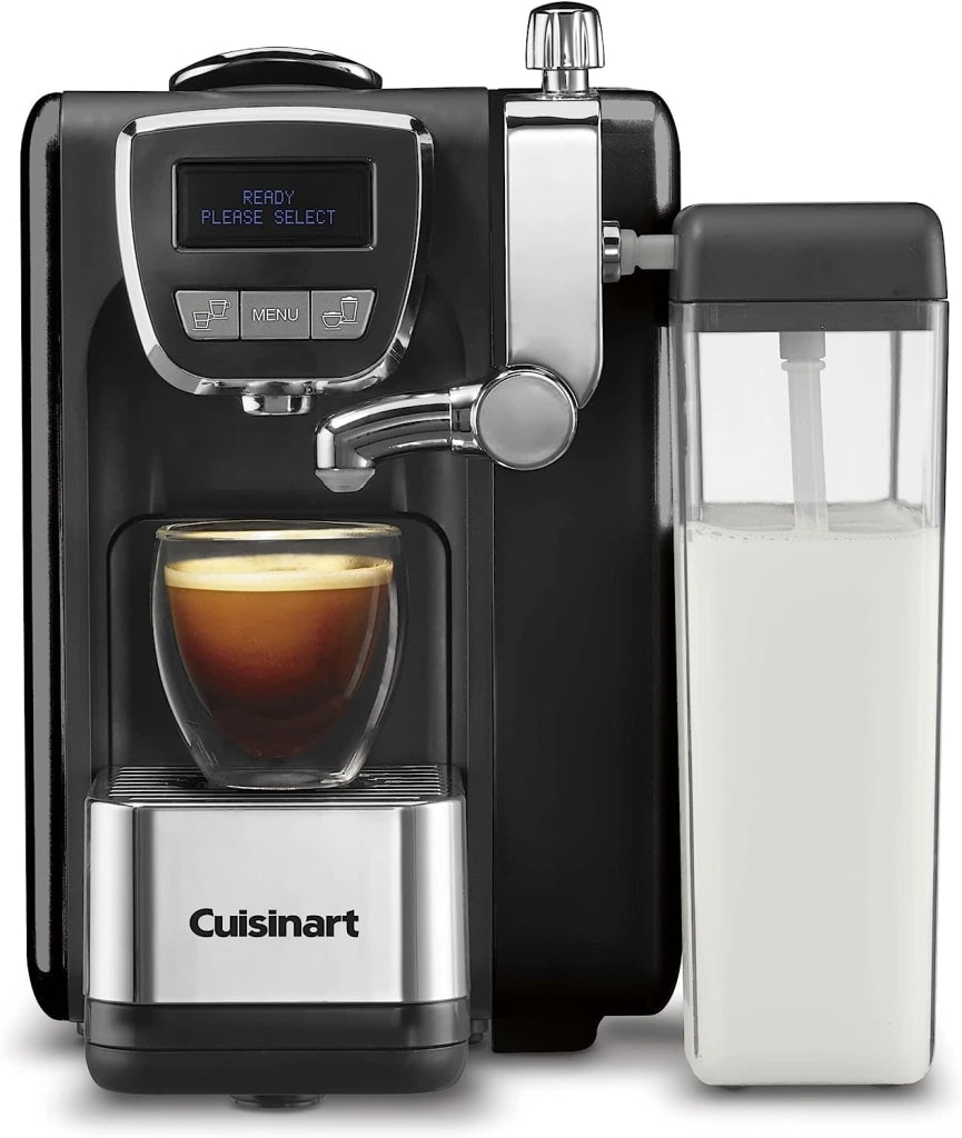Cuisinart Espresso Defined 19-Bar Programmable Espresso, Cappuccino, and Latte Machine: $100 Cuisinart Espresso Defined 19-Bar Programmable Espresso, Cappuccino, and Latte Machine: $100