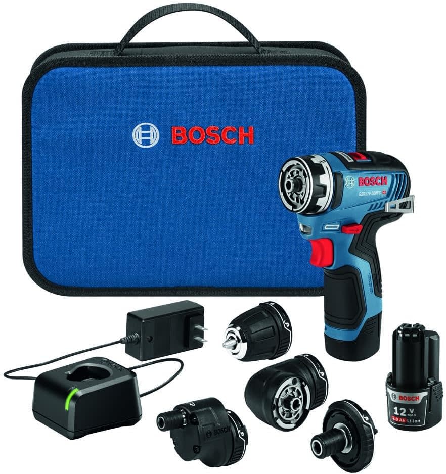 Bosch 12V Max Brushless Flexiclick 5-In-1 Drill/Driver System: $131 Bosch 12V Max Brushless Flexiclick 5-In-1 Drill/Driver System: $131