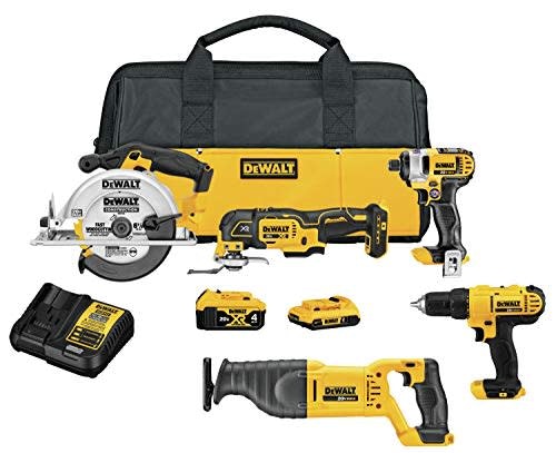 DeWalt 20V Max Cordless 5-Tool Combo Kit: $449