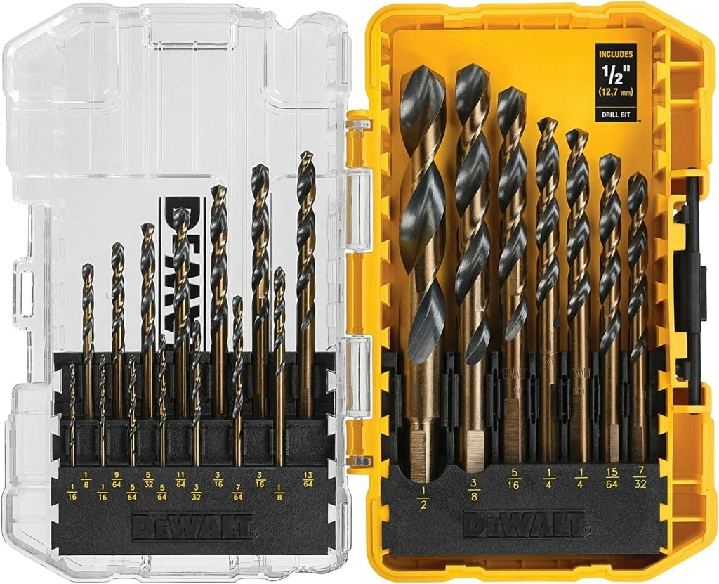 DeWalt 21-Piece Black Oxide Drill Bit Set: $18 DeWalt 21-Piece Black Oxide Drill Bit Set: $18