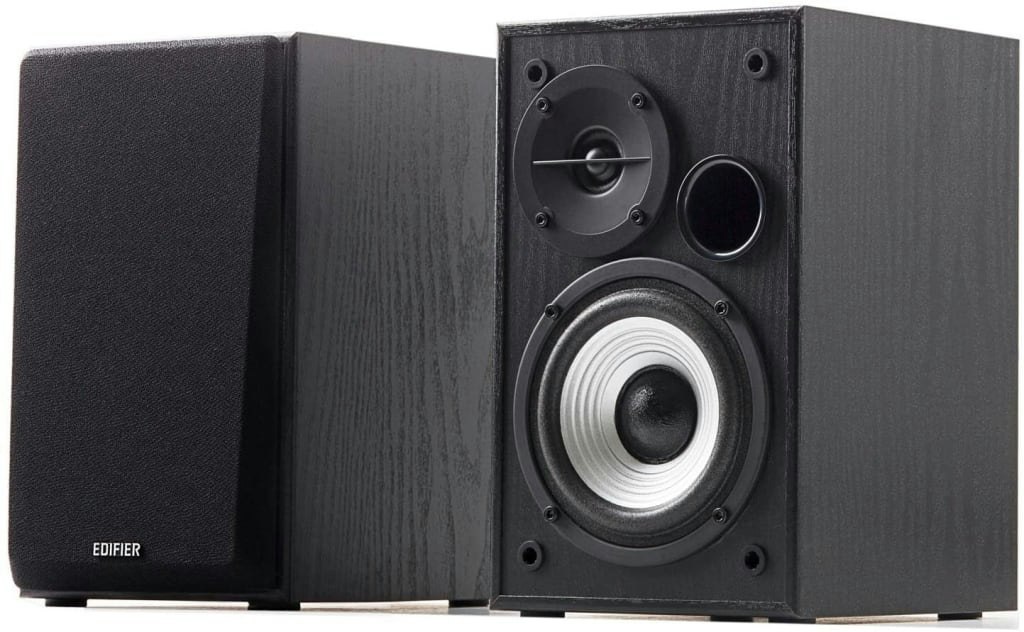 Edifier R980T 4" Active Bookshelf Speaker Pair: $76