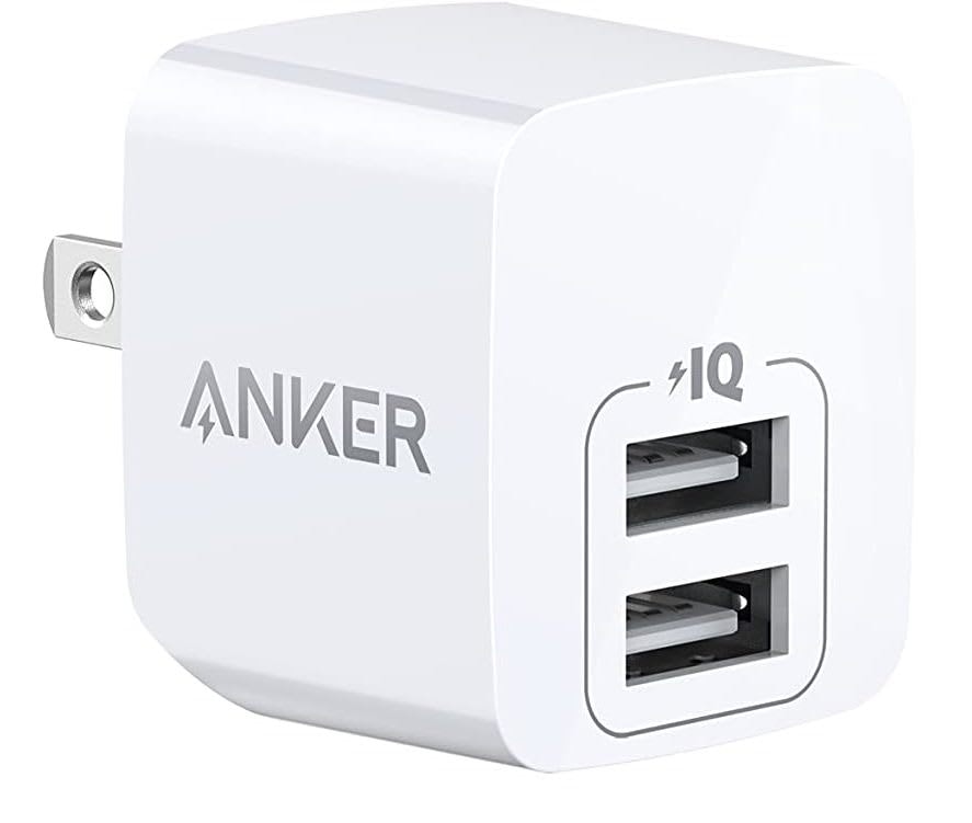 Anker 12W USB Charger 2-Pack: $10 Anker 12W USB Charger 2-Pack: $10