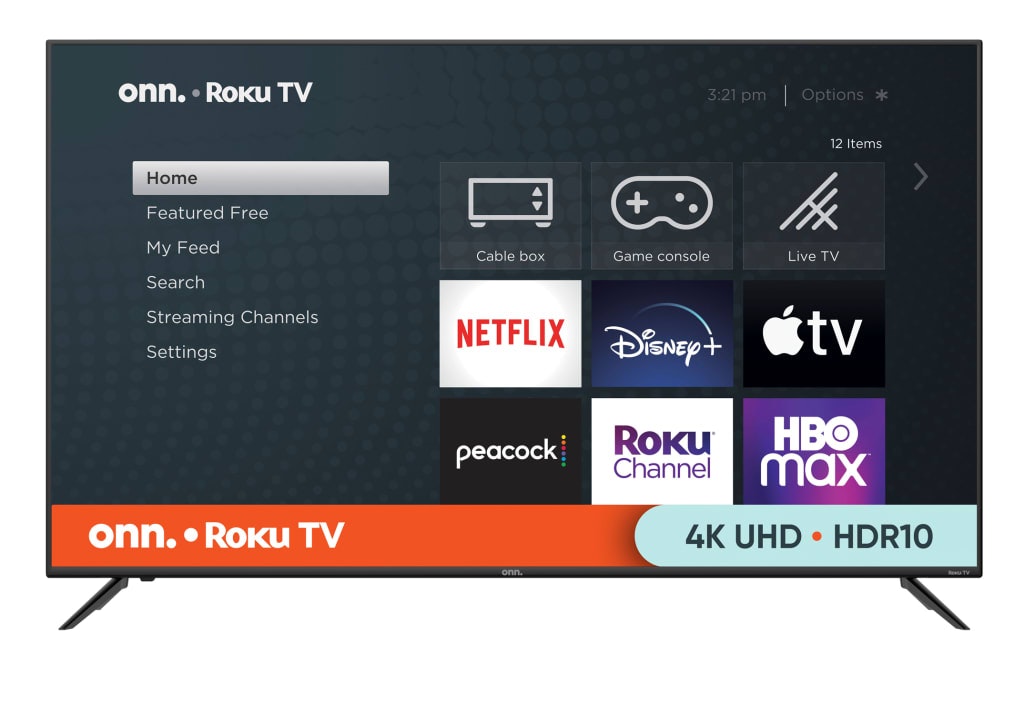 Onn 65" 4K LED UHD Roku Smart TV: $238