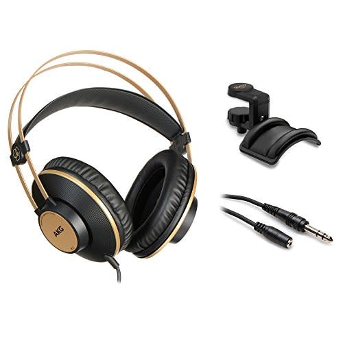 AKG K92 Closed-Back Studio Headphones w/Holder and Extension Cable: $55.99 AKG K92 Closed-Back Studio Headphones w/Holder and Extension Cable: $55.99