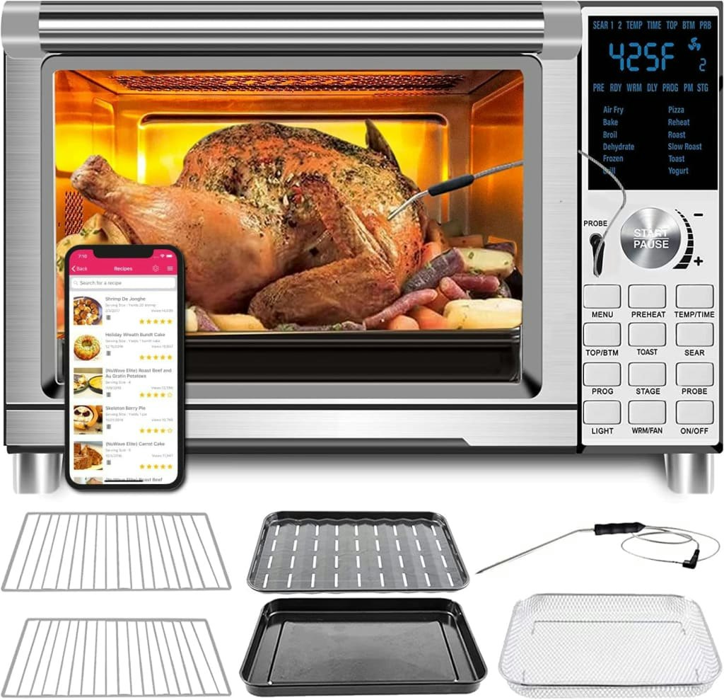 Nuwave Bravo 12-in-1 Countertop Oven and Air Fryer: $200