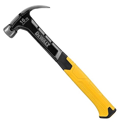 DeWalt 16 oz Steel Curve Claw Hammer for $17 + free shipping w/ Prime