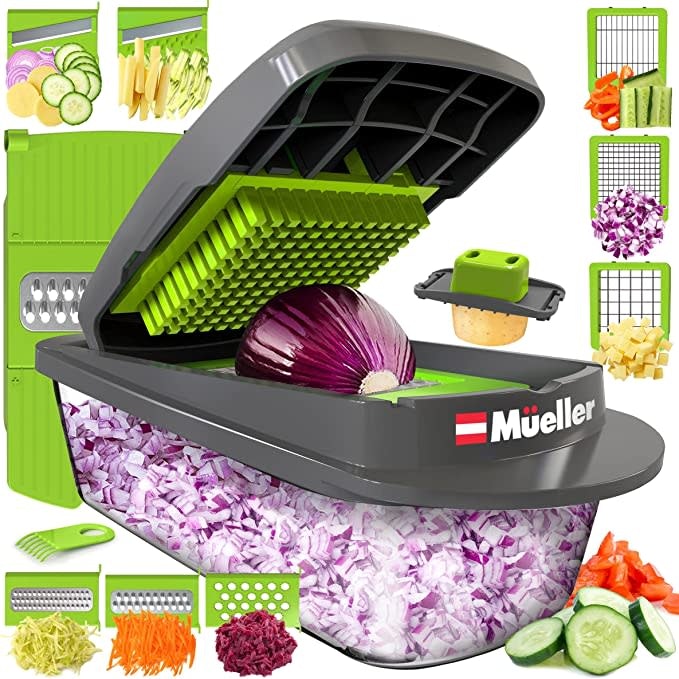 Mueller Pro-Series 10-in-1 8-Blade Vegetable Slicer: $24 Mueller Pro-Series 10-in-1 8-Blade Vegetable Slicer: $24