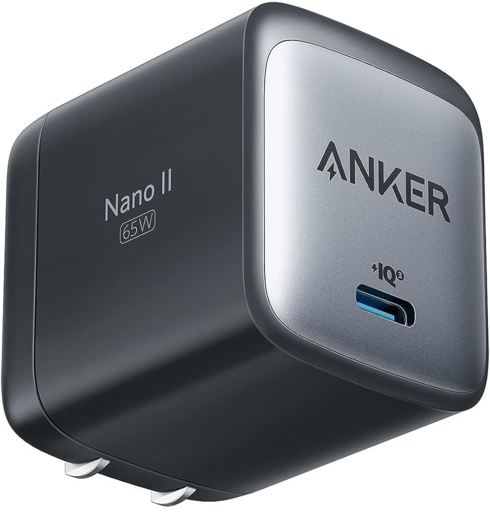 Anker USB C 715 Nano II 65W Fast Compact Foldable Charger: $22
