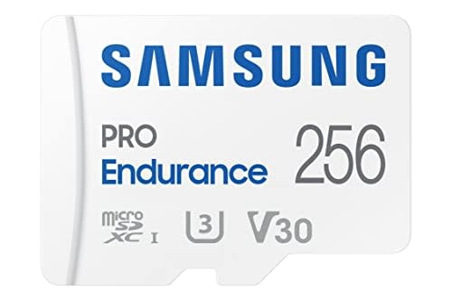 Samsung PRO Endurance 256GB MicroSDXC Memory Card with Adapter : $23 w/ Prime Samsung PRO Endurance 256GB MicroSDXC Memory Card with Adapter : $23 w/ Prime