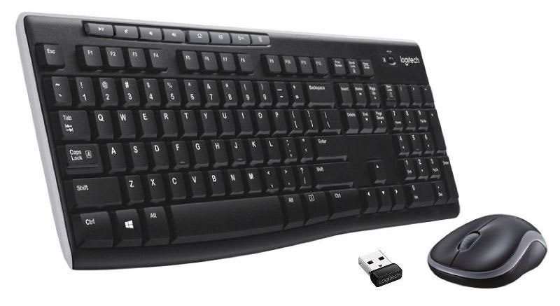 Logitech MK270 Wireless Keyboard and Mouse Combo: $18.74