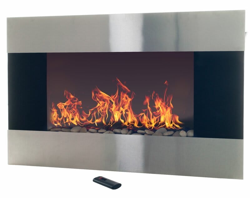 Northwest 36'' Surface Wall Mounted Electric Fireplace: $104