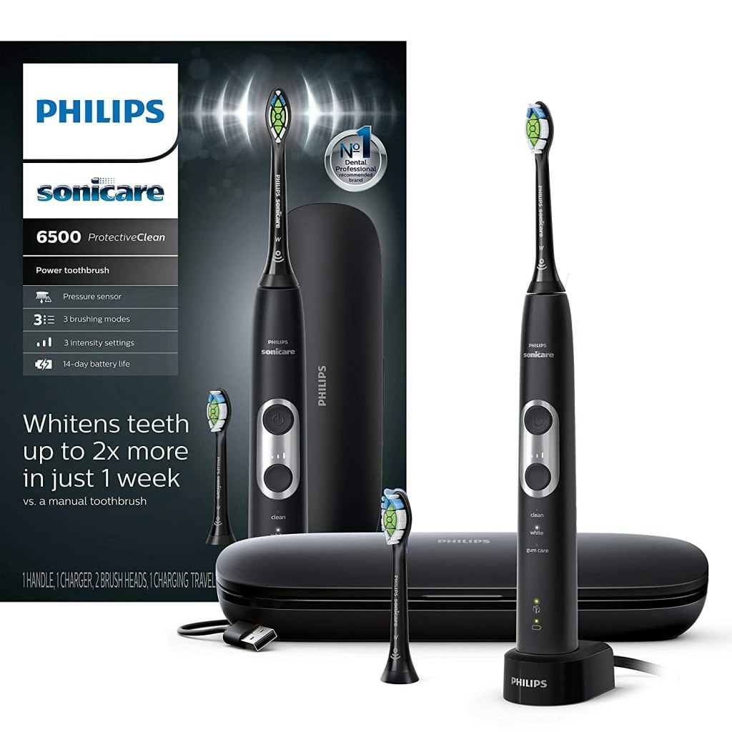 Philips Sonicare ProtectiveClean 6500 Rechargeable Electric Toothbrush : $140 Philips Sonicare ProtectiveClean 6500 Rechargeable Electric Toothbrush : $140