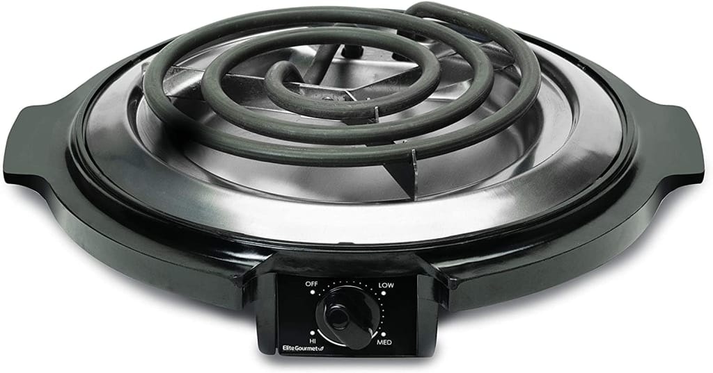 Elite Gourmet Portable Countertop Burner: $11