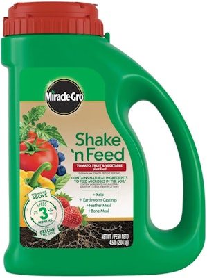 Miracle-Gro Shake 'N Feed Tomato, Fruit, & Vegetable Feed 4.5-lb. Jug for $13 + free shipping w/ Prime