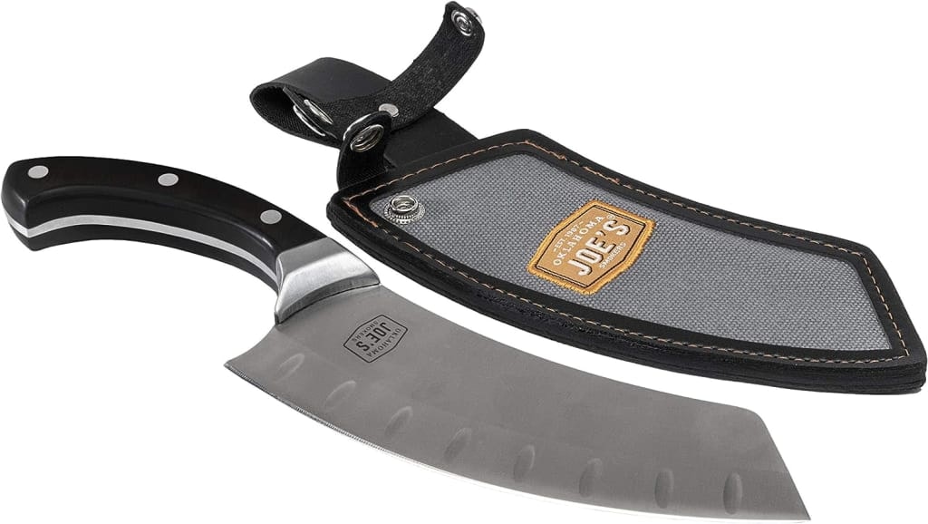Oklahoma Joe's Blacksmith Cleaver & Chef Knife: $25.78