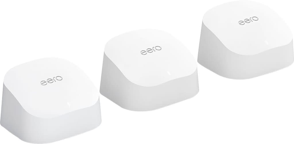 Amazon eero 6 Dual-Band Mesh WiFi System 3-Pack: $195 w/ Prime Amazon eero 6 Dual-Band Mesh WiFi System 3-Pack: $195 w/ Prime