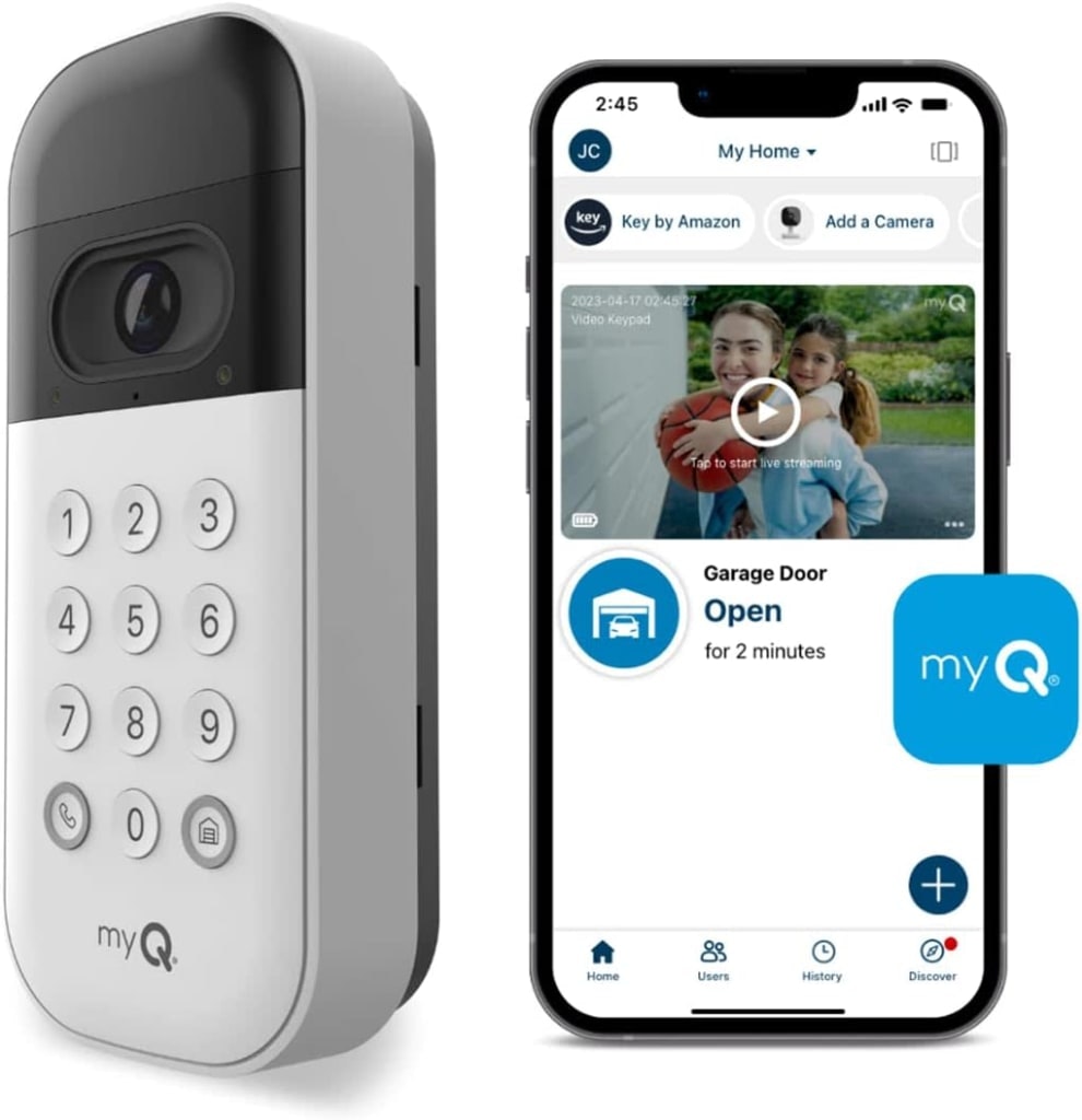 Chamberlain myQ Smart Garage Video Keypad: $40 Chamberlain myQ Smart Garage Video Keypad: $40