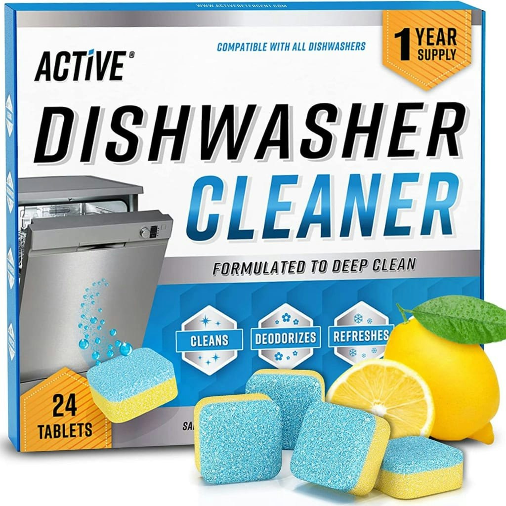 Active Dishwasher Cleaner and Deodorizer Tablet 24-Pack: $14 w/ Subscribe & Save Active Dishwasher Cleaner and Deodorizer Tablet 24-Pack: $14 w/ Subscribe & Save