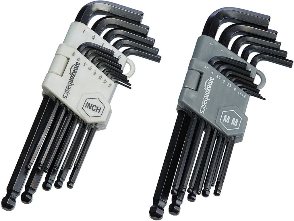 Amazon Basics 26-Piece Hex Key / Allen Wrench Set: $11 w/ Prime Amazon Basics 26-Piece Hex Key / Allen Wrench Set: $11 w/ Prime