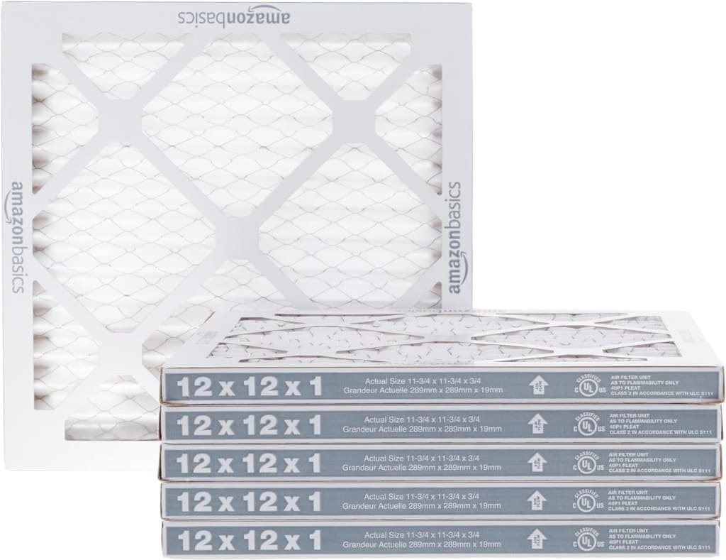 Amazon Basics 12" x 12" x 1" Merv 11 AC Furnace Air Filter 6-Pack: $21.07 w/ Sub & Save