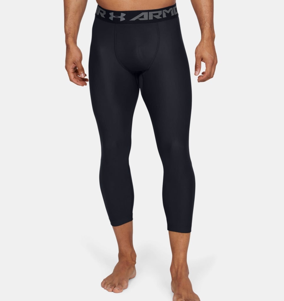 Under Armour Men's HeatGear Armour Compression 3/4 Leggings: $16.18