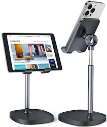 Lisen Adjustable Desk Cell Phone Stand for $10 + free shipping w/ Prime