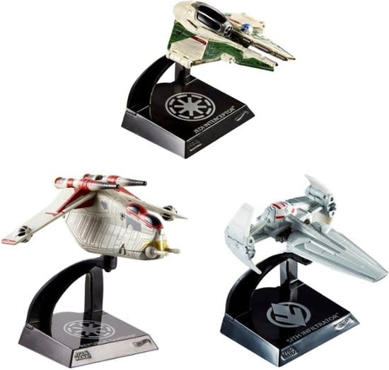 Hot Wheels Star Wars Starship Models 3-Pack: $10.99