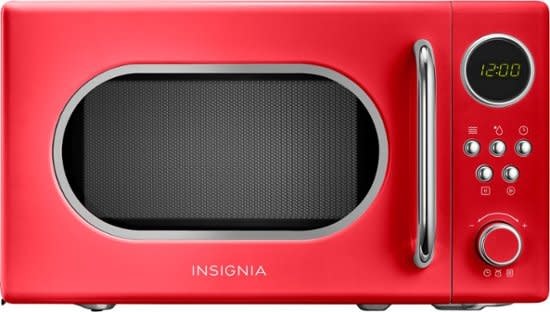 Insignia 0.7-Cu. Ft. Retro Compact Microwave: $28 Insignia 0.7-Cu. Ft. Retro Compact Microwave: $28