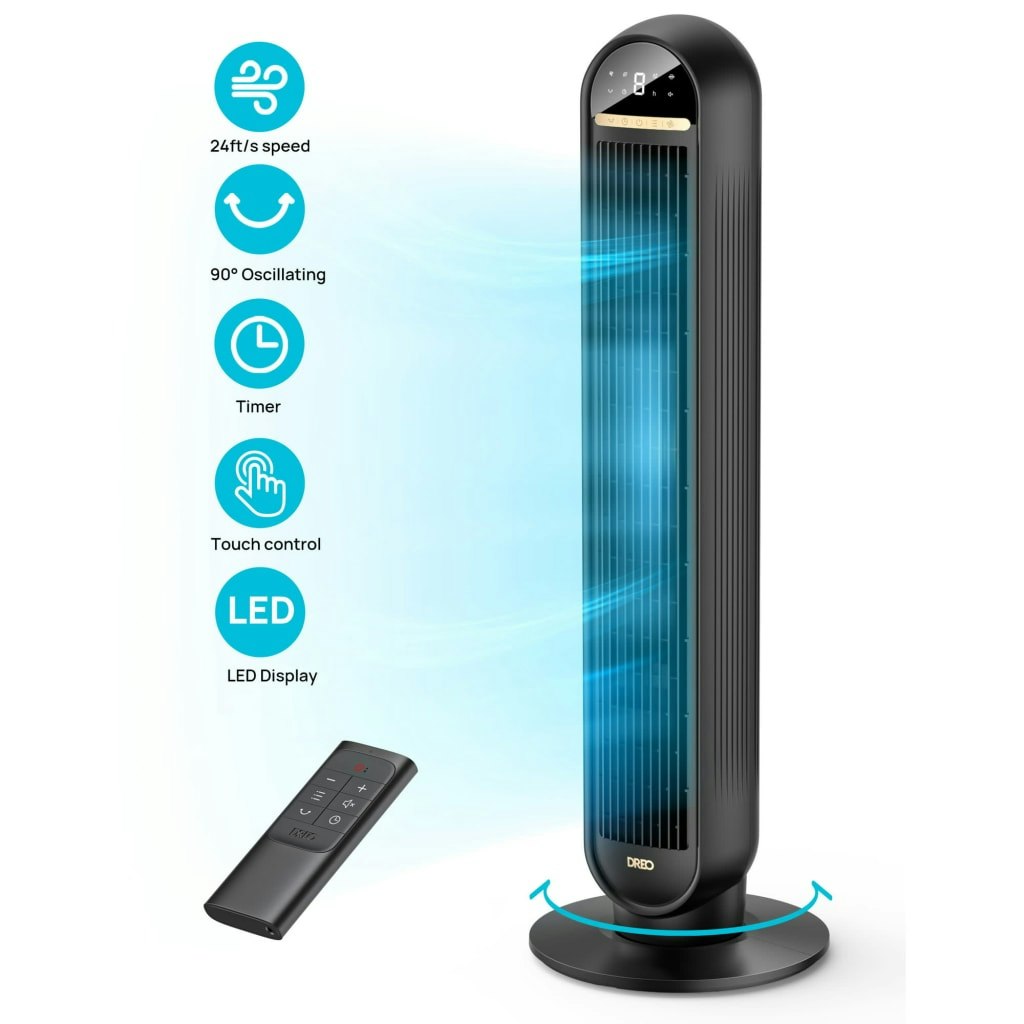 Dreo 36" Nomad One Tower Fan: $57