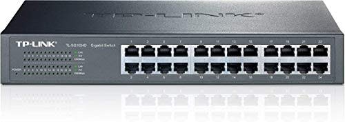 TP-Link 24-Port Gigabit Ethernet Unmanaged Switch | Plug and Play | Desktop/Rackmount | Fanless |: $87.07 TP-Link 24-Port Gigabit Ethernet Unmanaged Switch | Plug and Play | Desktop/Rackmount | Fanless |: $87.07