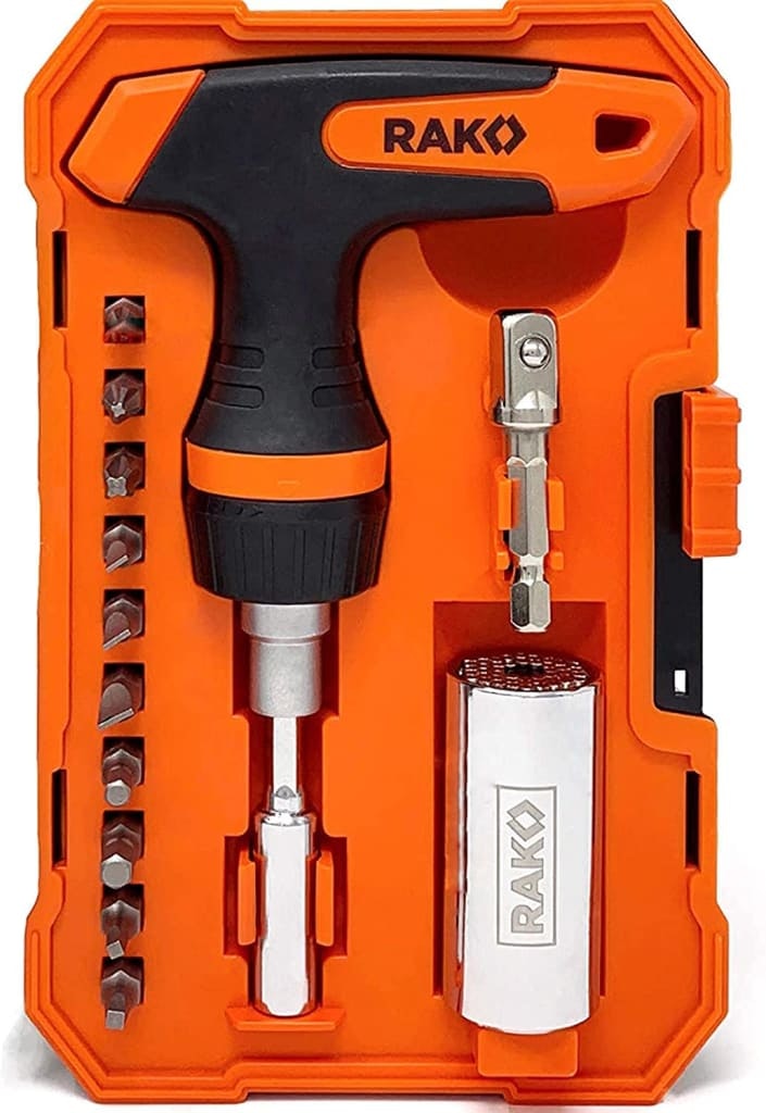Rak 15-Piece Universal Socket Tool Set: $17.59 Rak 15-Piece Universal Socket Tool Set: $17.59