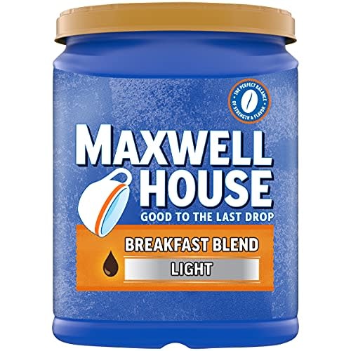Maxwell House Breakfast Blend Light Roast Ground Coffee 39-oz. Canister: $12 via Sub & Save