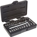 GearWrench 1/4" Drive 6 Pt. Pass-Thru Mechanics 27-Piece Tool Set for $68 + free shipping
