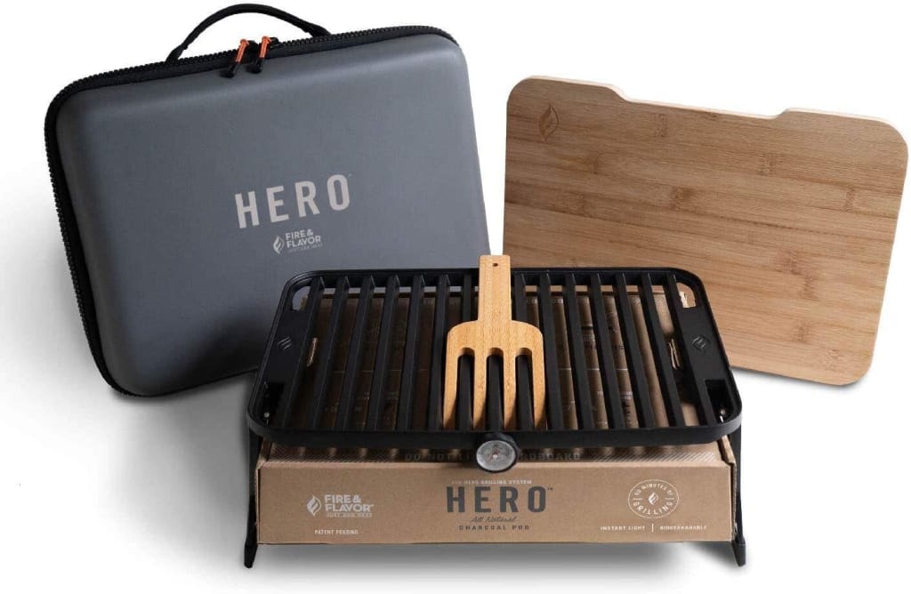 Fire & Flavor Hero Charcoal Grilling System: $49.99