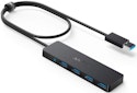Anker 4-Port USB 3.0 Hub for USB-A for $8, USB-C for $10 + free shipping w/ Prime
