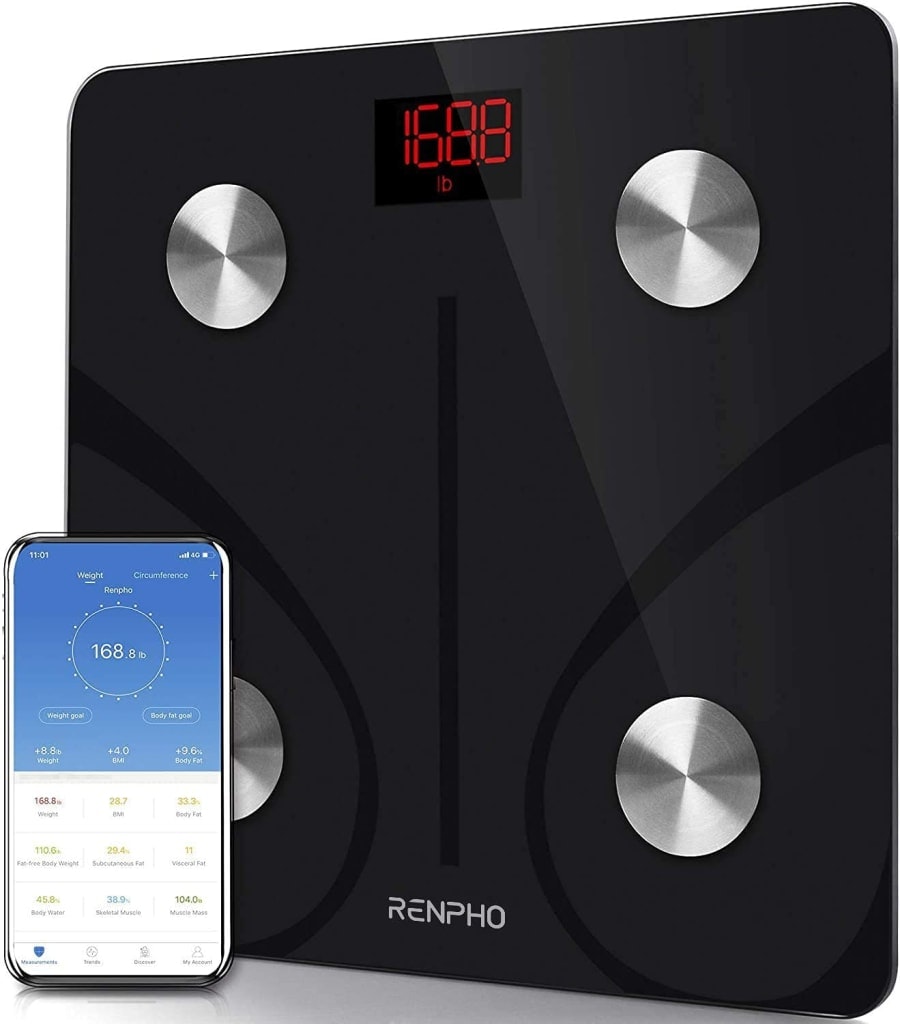 Certified Refurb Renpho Smart Bluetooth Scale: $13.59